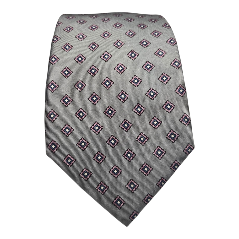 Givenchy Men's Gray and Purple Tie 58 Inches